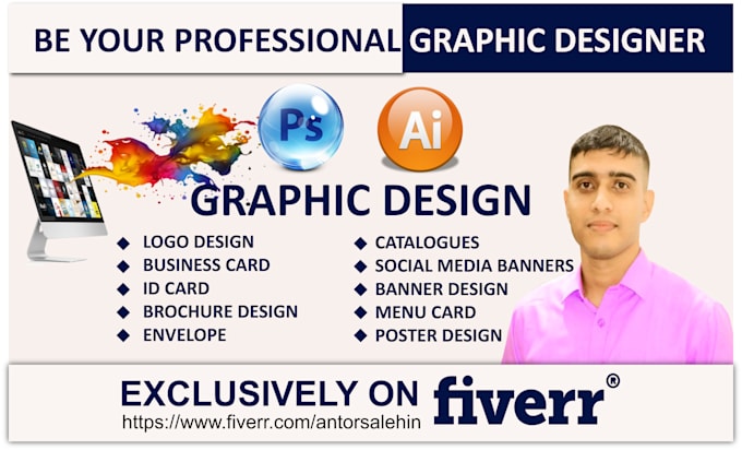 create any kind of graphic design with an idea