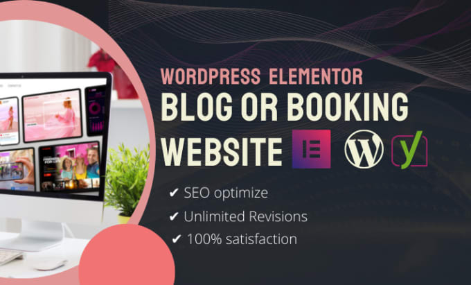 develop wordpress blog or booking website