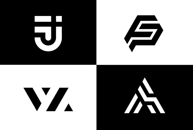 design professional creative monogram logo