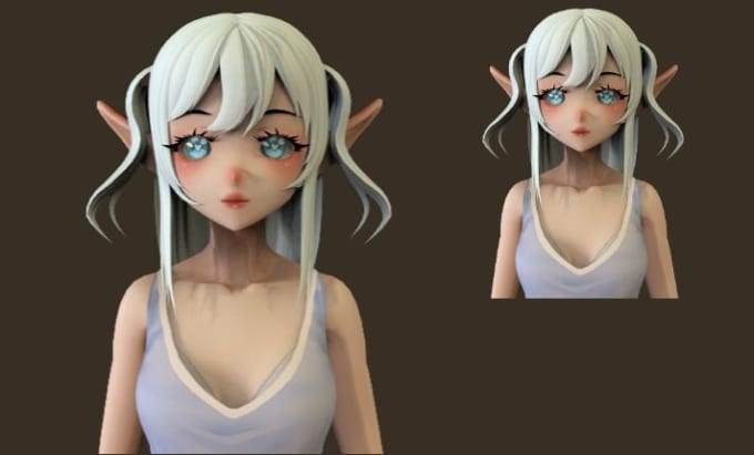 Create 3d Vrchat Or Vtube Avatar Vroid 3d Modeling By Kamrano44 Fiverr