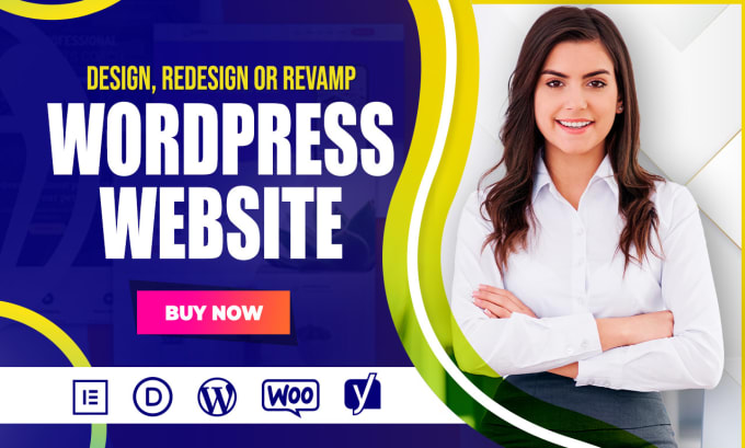 Top 10! I will design, redesign or revamp wordpress website with elementor pro