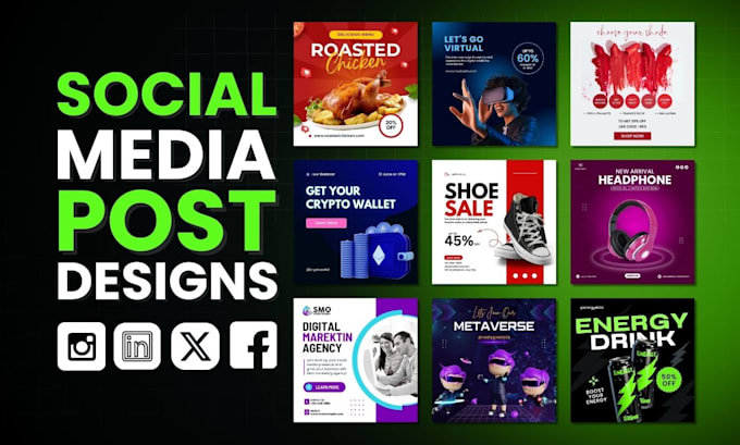 design canva templates, social media posts, and instagram posts in 24 hours