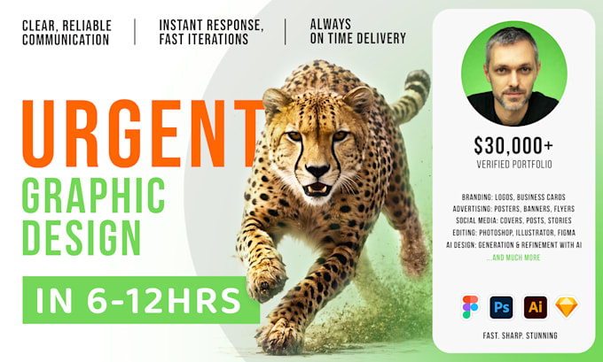 professional urgent graphic design