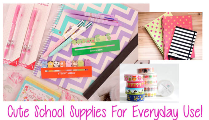 send you cute Japanese school supplies