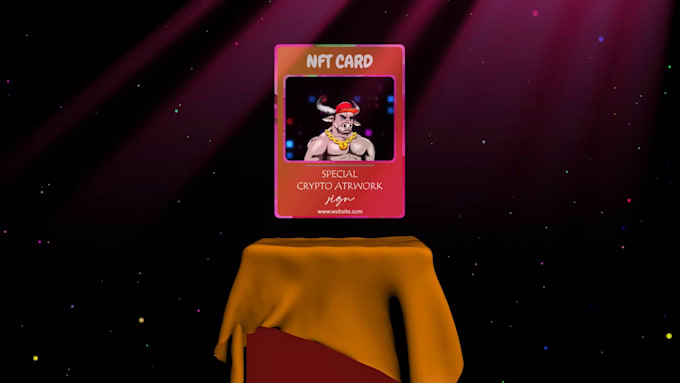 create eye catching nft animation for you