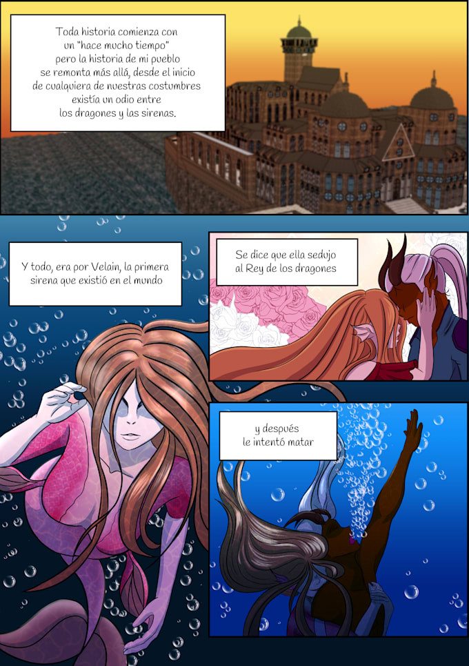 draw your comic pages in colour