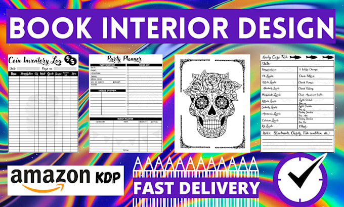 Design kdp low content interior design by Benmarouane | Fiverr