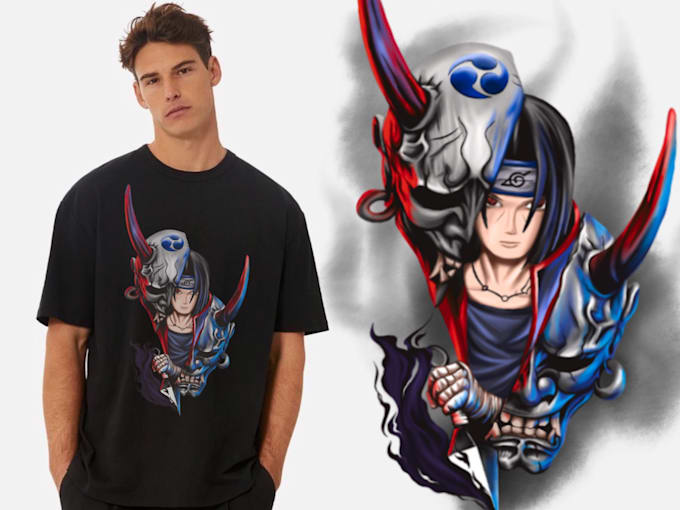 custom illustration images for merchandise or t shirt design