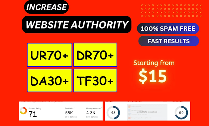 increase domain rating ahrefs dr domain authority moz da tf