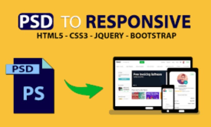 Be Your Front End Web Developer Using Html Css Bootstrap Js By Muhammadfahe333 Fiverr