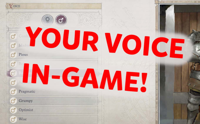 put your voice in a pathfinder voicepack mod
