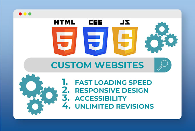 develop a website up to modern standards for your business