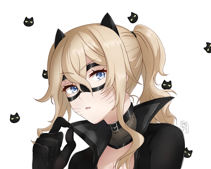 draw a character into anime art