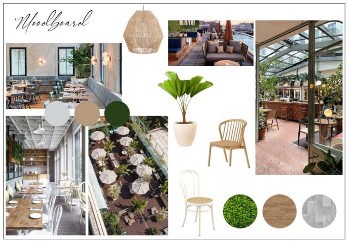 create an interior design moodboard