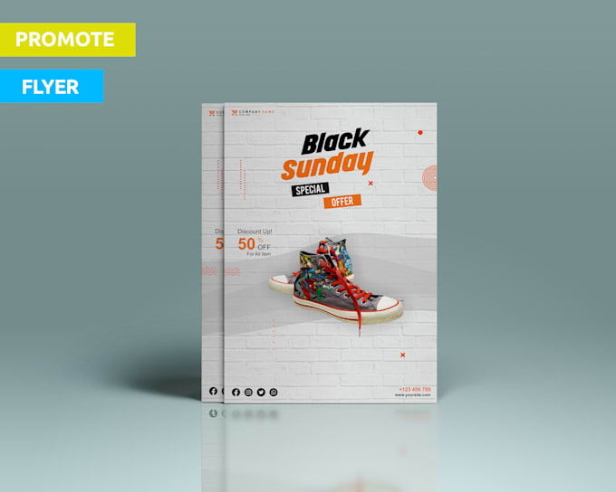 make a flyer promote to your product