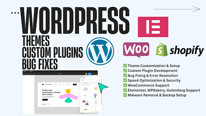 do wordpress website development or design, redesign wordpress website