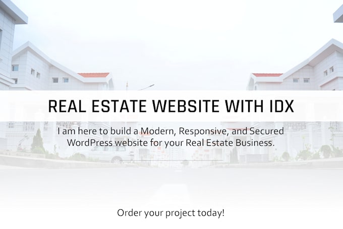 help building real estate websites