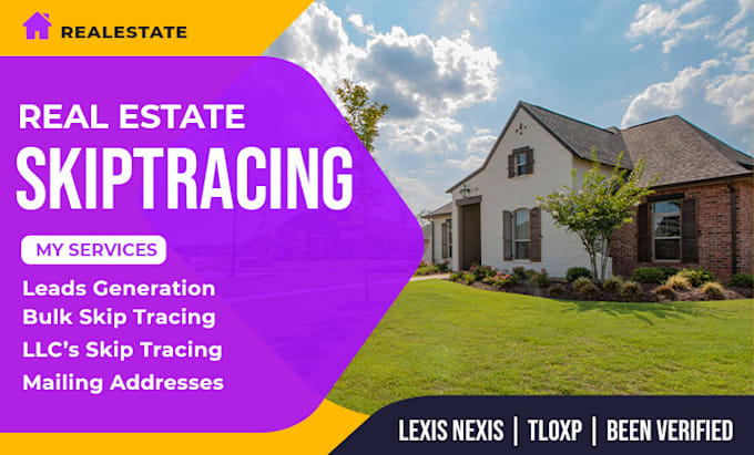 provide real estate skip tracing