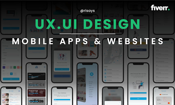 Do ui ux design for mobile apps and websites by Risays | Fiverr