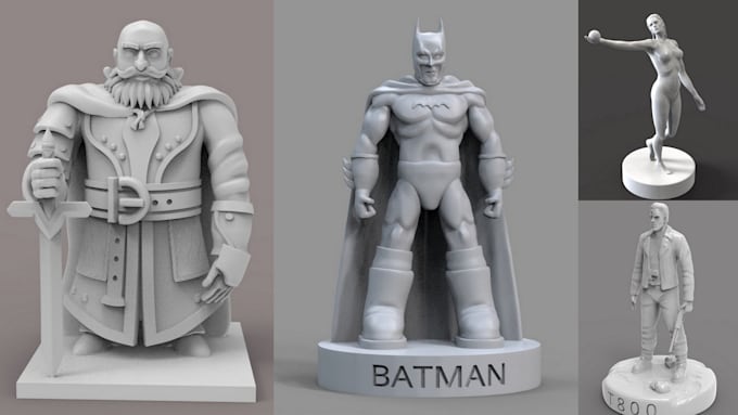 do 3d modeling,sculpting for 3d printing