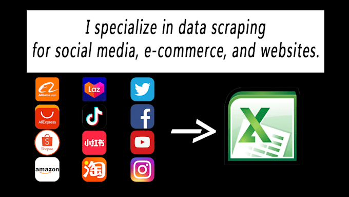 professional data extraction,web scraping services for amazon,lazada,shopee etc