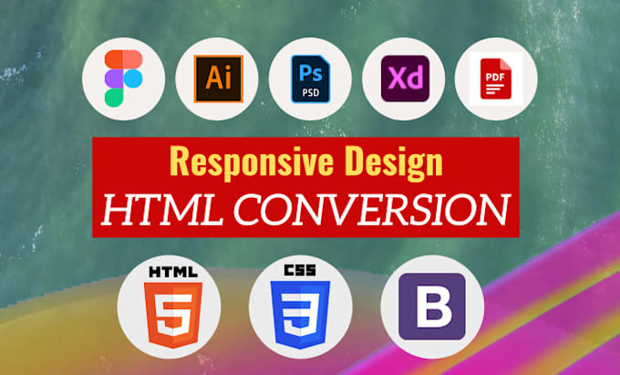 convert figma to html css bootstrap 5 xd psd to html css responsive websites