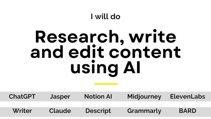research, write and edit stunning content using ai