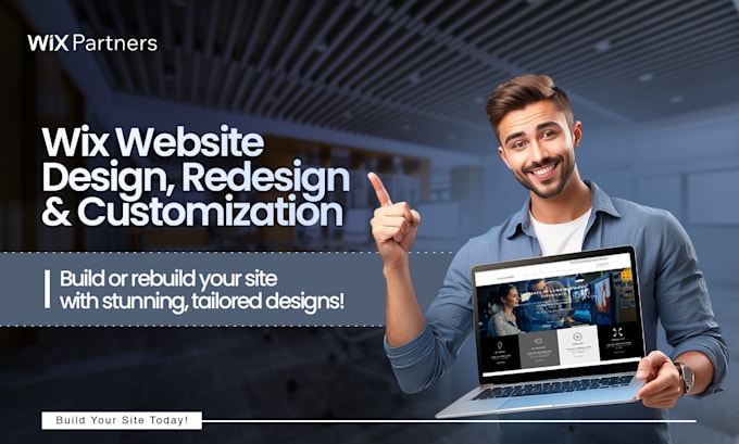 build rebuild wix website design redesign and customization