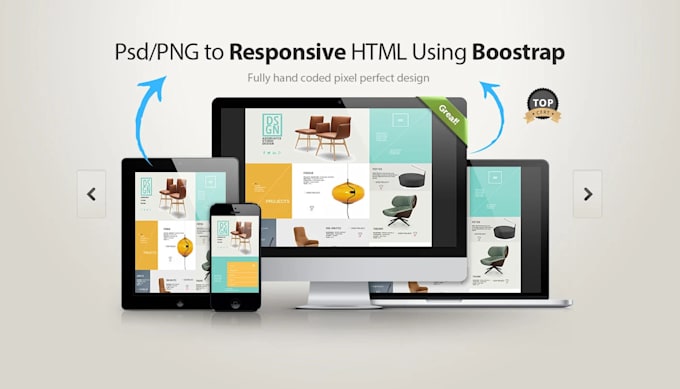 Create responsive websites in html css javascript react nodejs nextjs ...
