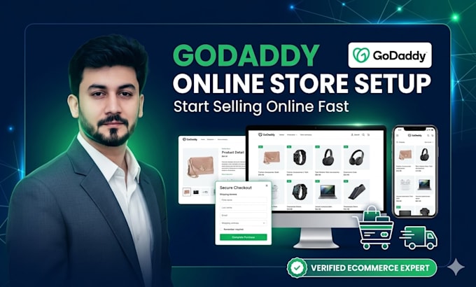 create your godaddy online store professionally