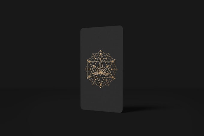 do mystical, sacred geometry logo and stationery designs