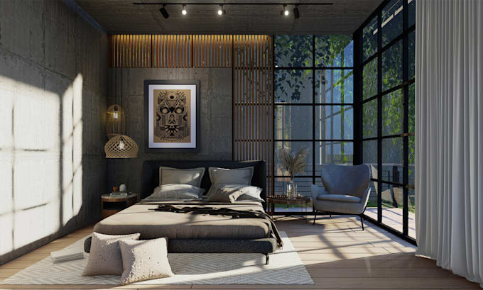 do amazing photorealistic interior design