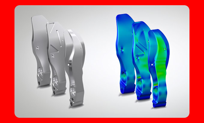 perform structural fea and engineering simulation with full technical report