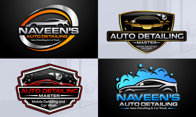 Auto Detailing Logo Template  Branding & Logo Templates ~ Creative Market