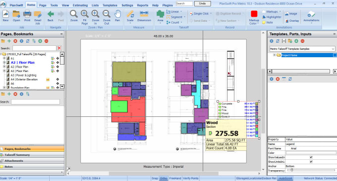 do with in 12 hours quantity takeoff and material take off and cost estimation
