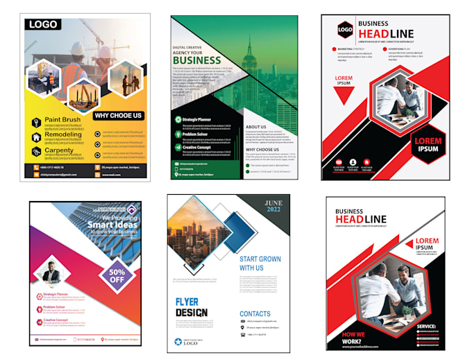 do create unique flyer