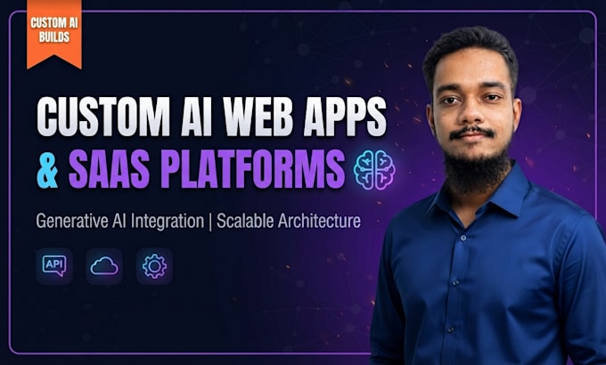 develop a custom generative ai web app or saas platform