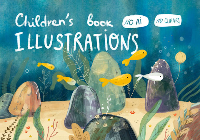 create children book illustration and KDP layout