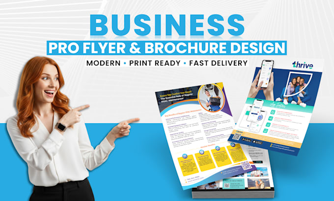 design professional business flyer