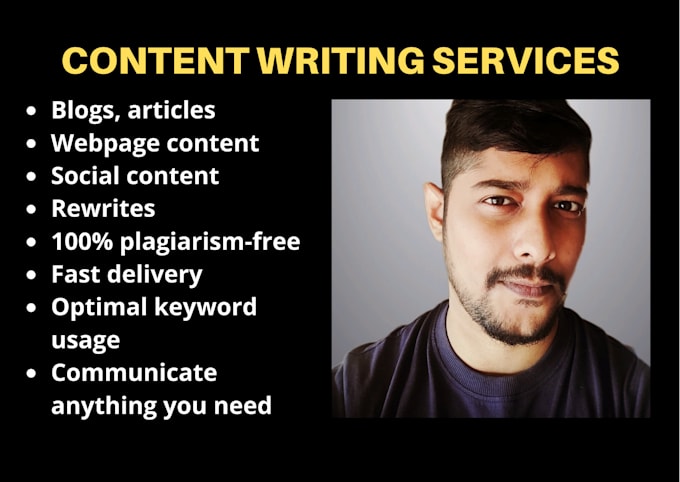 write blogs, articles, rewrites or webpages