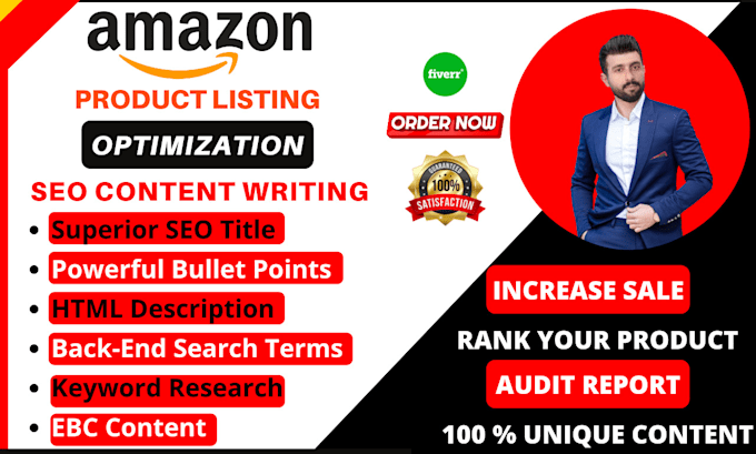 write amazon product listing description, SEO amazon listing optimization, fba