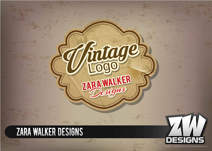 design a vintage retro style logo