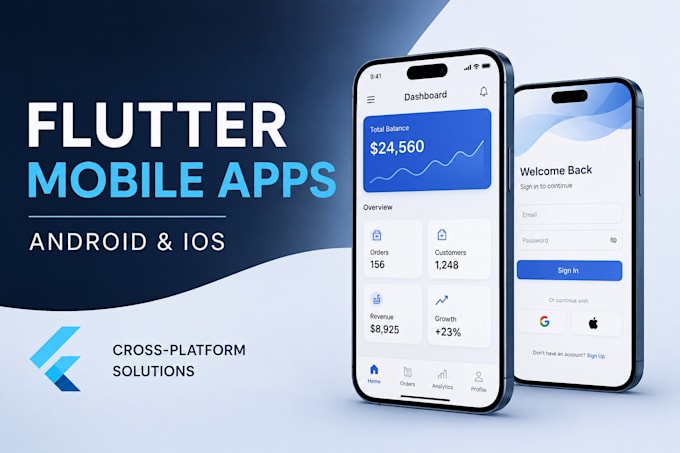 create a custom flutter app for your business