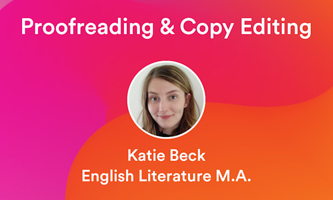 professionally proofread and edit your english document