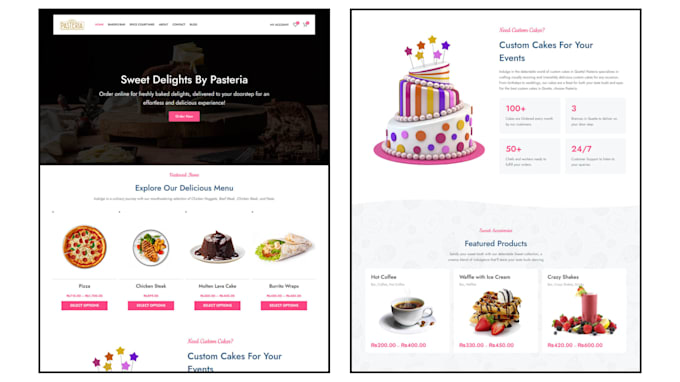 design a restaurant website on wordpress