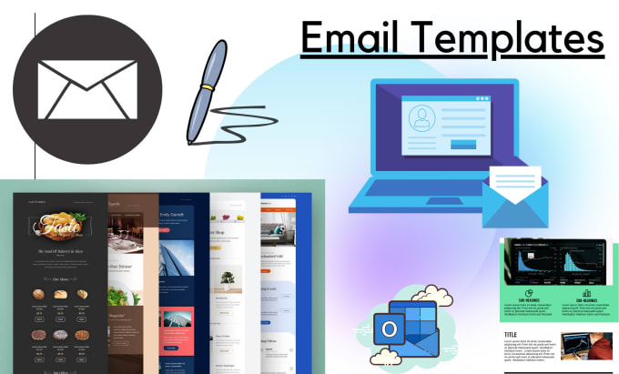 Do custom html email signature template outlook by Expert dev123 Fiverr