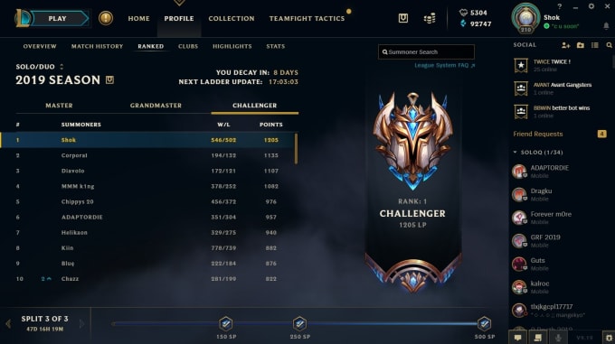Hire a freelancer to give you rank 1 challenger level coaching