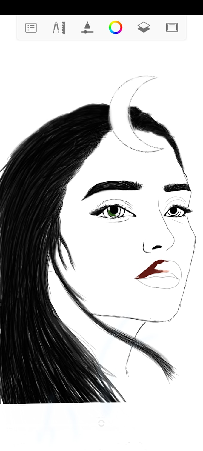 New digital artist portrait creator by Chanellec2000 Fiverr