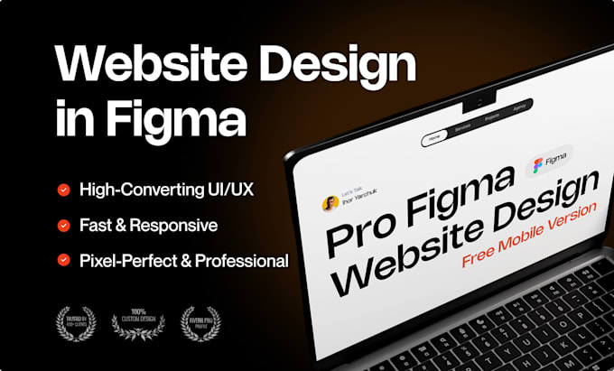 design a premium figma website for high conversions