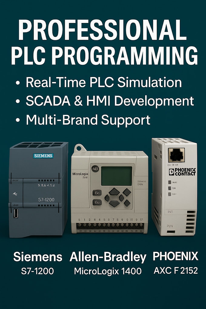 program plcs with siemens, allen bradley, and phoenix